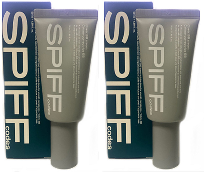 더페이스샵 스피프코드 커버 비비크림 2개세트 (50ml+50ml) (남성용BB)