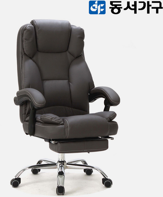 동서가구 코르 1인 게이밍 사무용 공부방용 침대형 리클라이너 의자 DF643072, 그레이