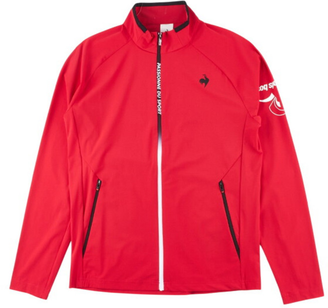 [엄브로] 르꼬끄 슬림핏 냉감 트리코트 트랙탑 QQ223EFT51 RED