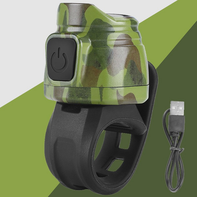 시그니처베이지 웨스트바이킹 자전거 킥보드 충전식 전자 벨 경적 YPZ051, 밀리터리, 1개