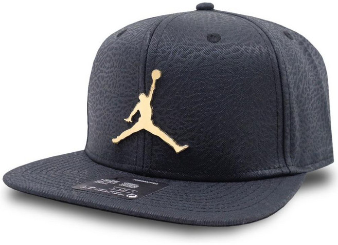 조던 프로 점프맨 잉곳 메탈릭 골드 힙합모자 스냅백모자 무지