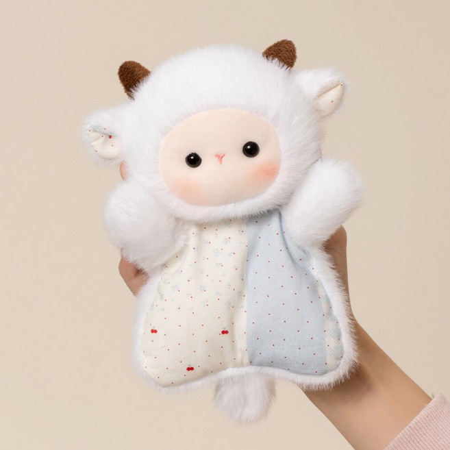 귀여운 애착인형 봉제인형 말랑 스퀴시 양 허스키 인형 선물용 장식, 1개, 어린 양, 16cm
