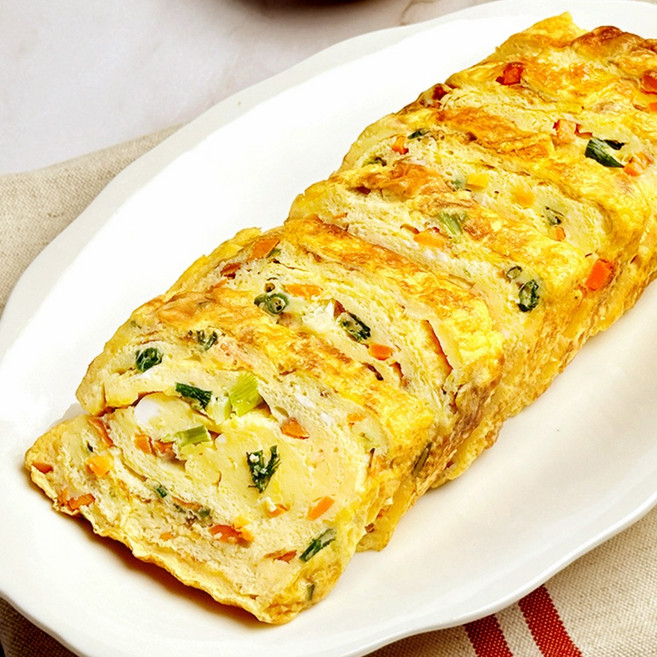 [당일조리] 30년 전통 엄마손맛 가정식수제반찬 야채 계란말이, 1개, 800g
