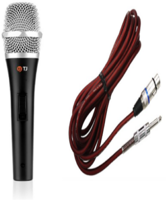 티제이미디어 태진 TJ 마이크 TM-G20 마이크줄 XLR 갈색5M 포함 노래방 방송