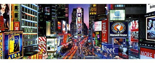 클레멘토니 타임스퀘어 밤 풍경 1000피스 직소퍼즐 CL39108, 1개