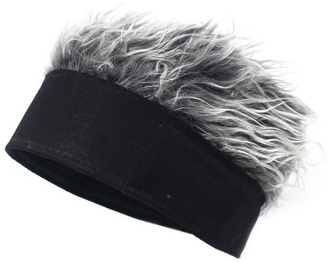 킹덤컴퍼니 일체형 가발 모자 재밌는 헤어 비니 머리띠