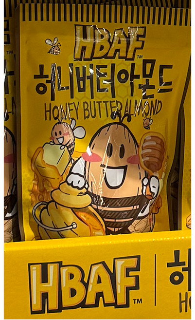 HBAF 허니버터 아몬드, 500g, 2개