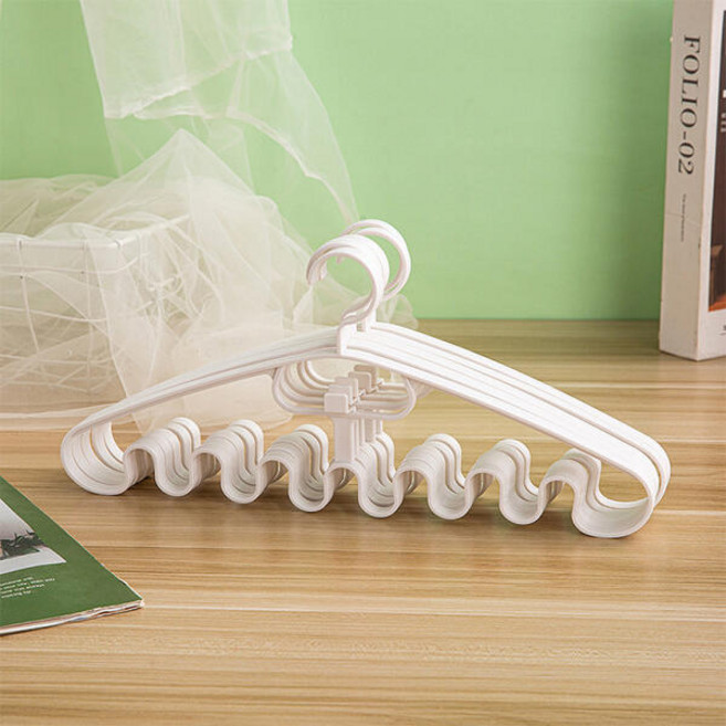 줄줄이 레이어드 공간활용 옷걸이, 1개, 없음