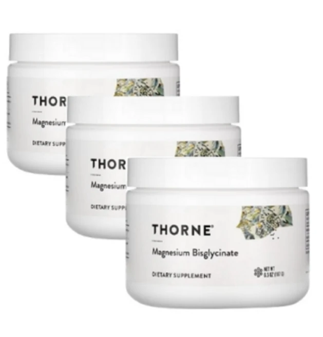 2+1 쏜 마그네슘 비스글리시네이트 187g 분말 가루 3통 - 쿠팡