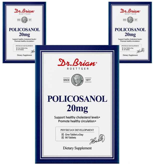 닥터브라이언 폴리코사놀 20mg 타블렛, 90정, 3개 - 쿠팡