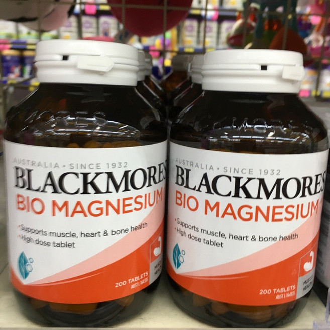 블랙모어스 바이오 마그네슘, 2개, 200정
