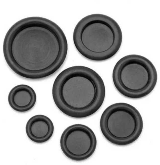 호환 9-50mm 블랭킹 블라인드 고무 와이어링 그로밋 홀 플매트 카펫 러그 차량 고무 마개 바디 스토펜 전선, 09 20mm, 01 10pcs