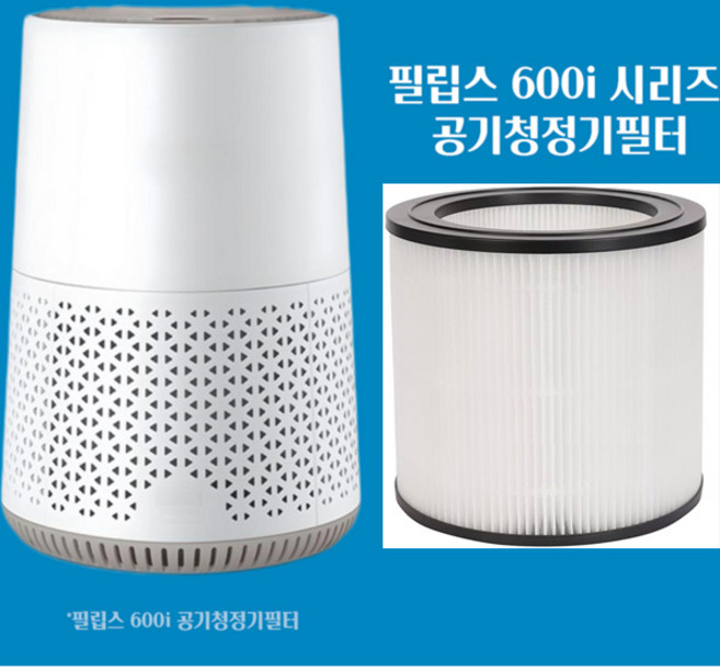 프리미엄 필립스 600i 공기청정기 필터 FY0611 FY0630 AC0650 AC0610호환 헤파필터 H13 -국내발송, 1개