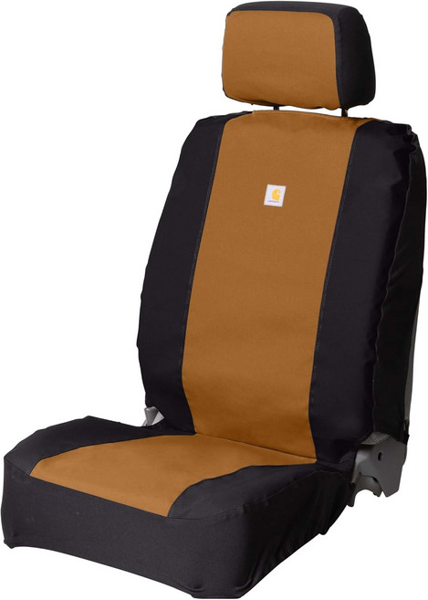 700D 나일론 덕 캔버스 장착 버킷 시트 커버 레인 디펜더로 내구성 있는 보호 블랙, Black and Carhartt