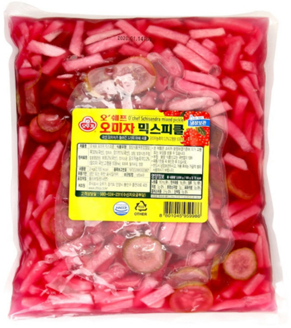 오뚜기 오미자 믹스피클 3kg, 1개