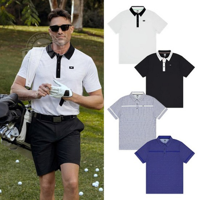 [피엑스지] PXG 애슬릿 헤리티지 반팔폴로 남성 골프웨어