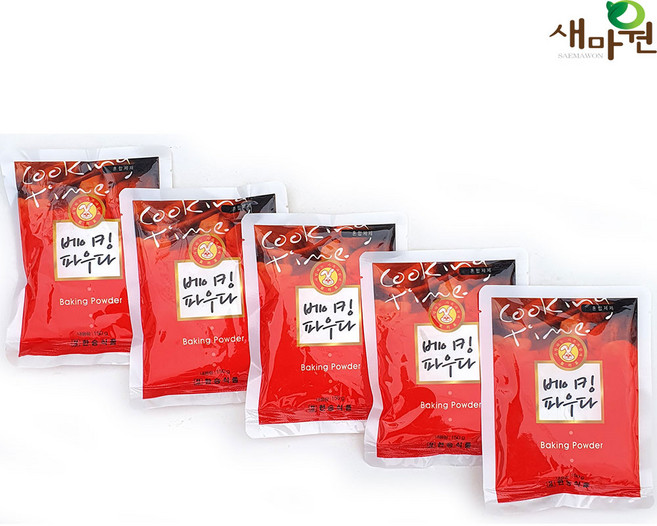 새마원 베이킹파우더 분말, 5개, 150g