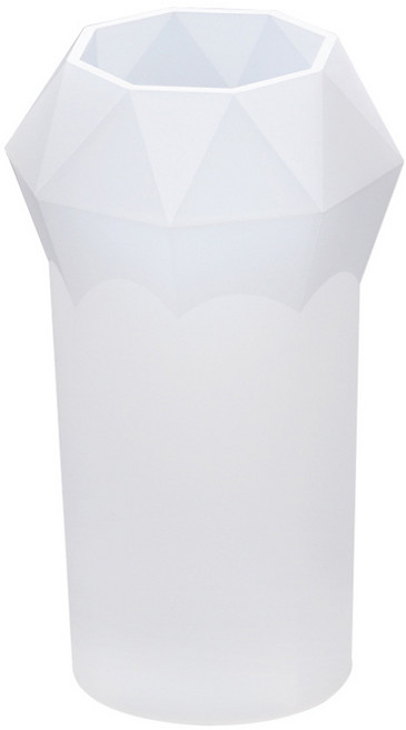 다이아몬드 원뿔형 양초 에폭시 수지 몰드 홈 데코레이션 실리콘 몰드 DIY 공예 보석 장식 주조 몰드, 1개