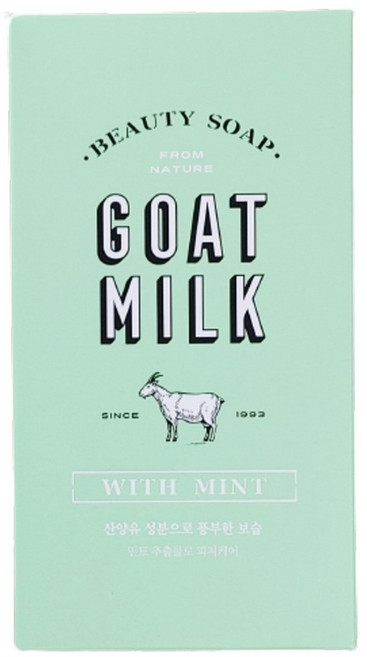 샤워메이트 뉴 산양유 비누 (민트), 4개입