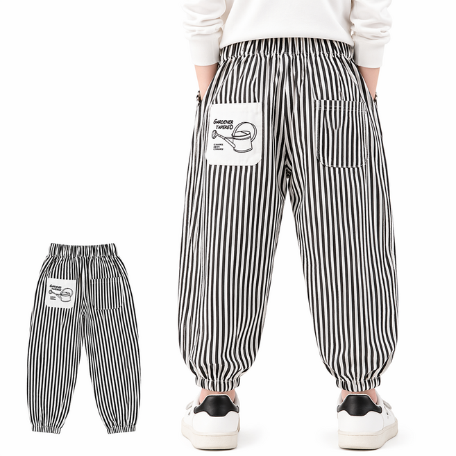 키즈 밴딩 팬츠 남아 여아 유아용 면스판 트레이닝바지