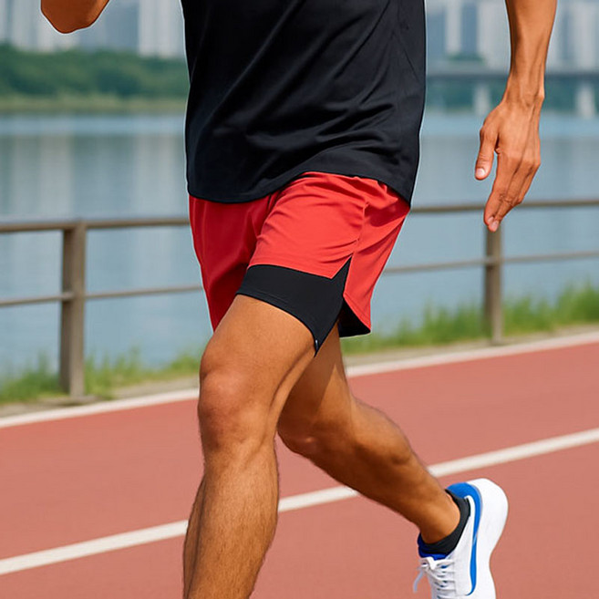 SABU 남성 투인원 러닝반바지