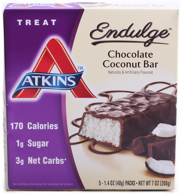 ATKINS ADVANTAGE 巧克力椰子棒, 200g, 1個