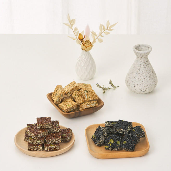 푸른제과 수제 참깨 강정 장인한과, 500g, 1개