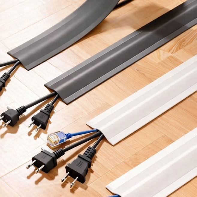 무디움 자르는 몰딩 전선가리개 쫄대 케이블 정리 전선몰딩 화이트 전선정리 사각몰드 몰드, 1개