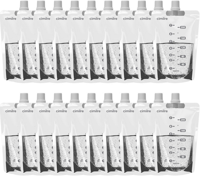 시밀레 프리티팩 편리하고 위생적인 모유저장팩 200ml, 20개입, 1개