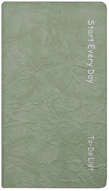 미래마켓 데일리 수첩 노트 체크리스트 1+1, 카키, 2개, 100매