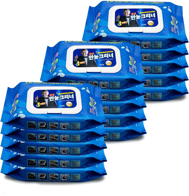 동성크리너 만능크리너 캡형 100매, 15개