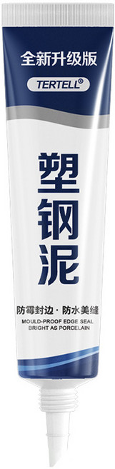 TERTELL 塑鋼泥 防水密封膠, 1個, 塑鋼泥-小罐60ML(付膠嘴)