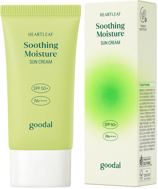 [NEW] 구달 맑은 어성초 진정 수분 선크림 50ml 26AD SPF50+/PA++++, 1개