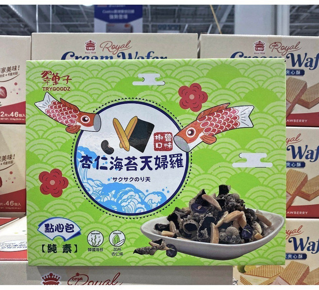 翠果子 杏仁海苔天婦羅 點心包, 1個, 貨運宅配