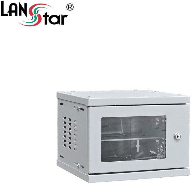 LANstar 미니허브랙 회색 10인치 240x300x312 4U LS-240HM