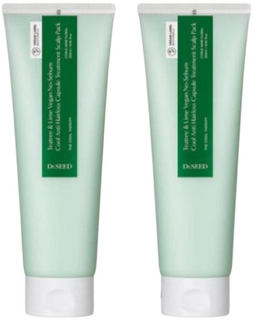 닥터시드 티트리 완화 청소년 헤어팩 250ml X2개, 2개