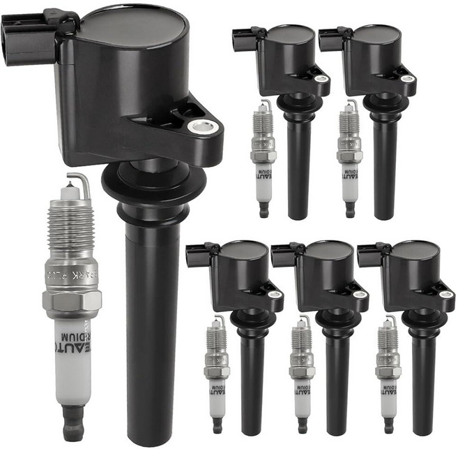 FD502 점화 코일 팩 1L8Z12029AA 이리듐 스파크 플러그 6개 세트 포드 토러스 이스케이프 파이브 헌드레드 프리스타일 2000 2012&마쯔다 트리뷰트 2001 20
