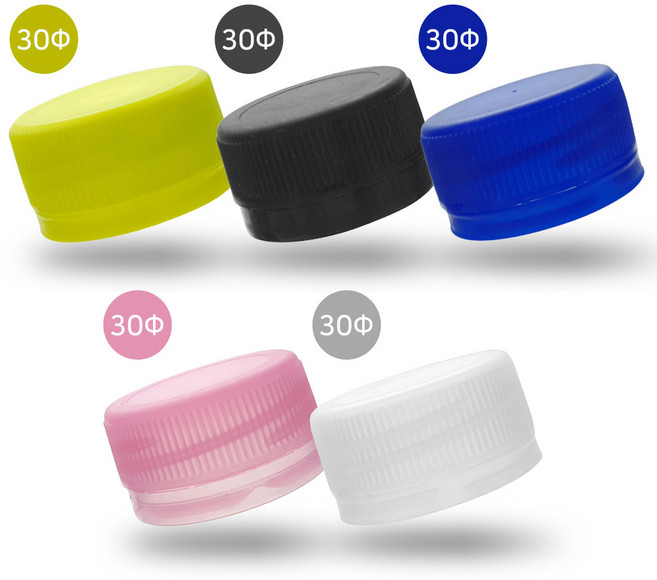 생수기본캡30mm(100ea)색상5종 페트병 전용뚜껑, 핑크(100ea), 100개