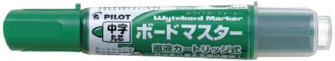 百樂 PILOT WMBM-12LB 可換水, 1個, 白板筆WMBM-12L 中字-綠色筆, 綠色