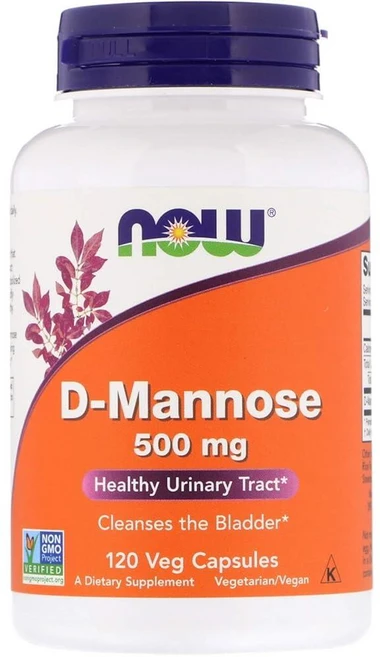 나우푸드 D-만노스 500mg 캡슐 120정 2팩 - 쿠팡