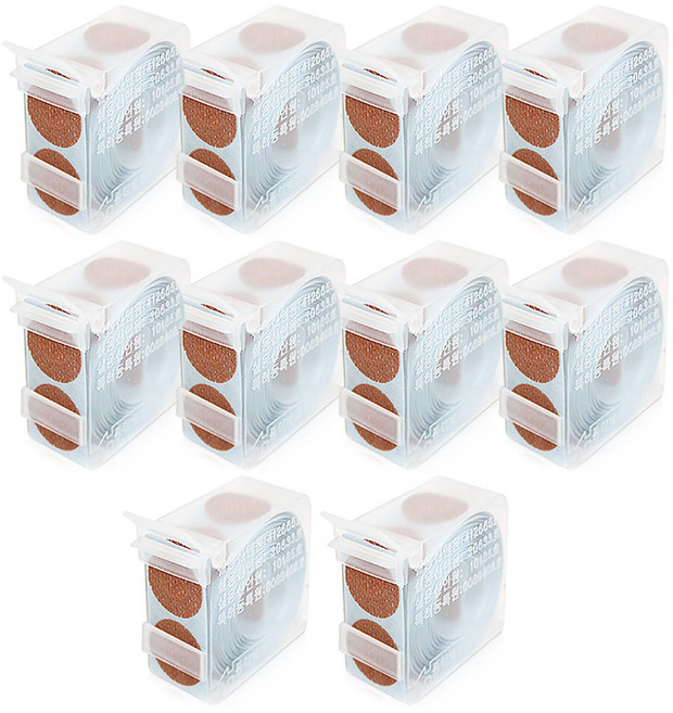 모아랩 살색 원형 지혈밴드 니플밴드, 10개, 100개입