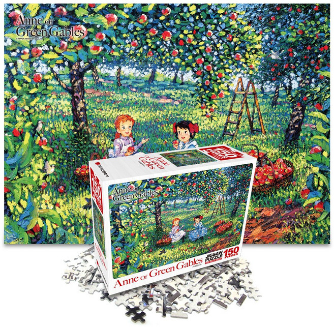 빨강머리앤 직소 퍼즐 150조각, 150피스, 사과밭에서, 1개