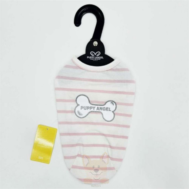 나루상점 퍼피엔젤 핑크 SM 예쁜강아지옷