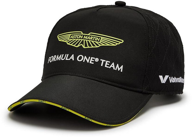Aston Martin F1 Team Hat 2024 - 유니 프리 사이즈 블랙. [호환], 블랙