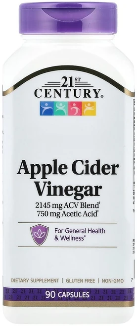 21세기 센트리 사과 식초 캡슐 90정, 1개 - 쿠팡