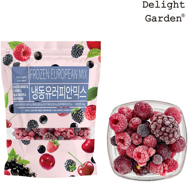 딜라잇가든 냉동 유러피안믹스, 10개, 1kg