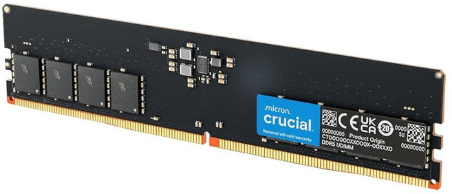 중요한 16GB DDR5 RAM 키트(2x8GB) 5600MHz 데스크톱 메모리 UDIMM 288핀 인텔 코어 및 AMD 라이젠 7000과 호환 - CT2K8G56C46U5