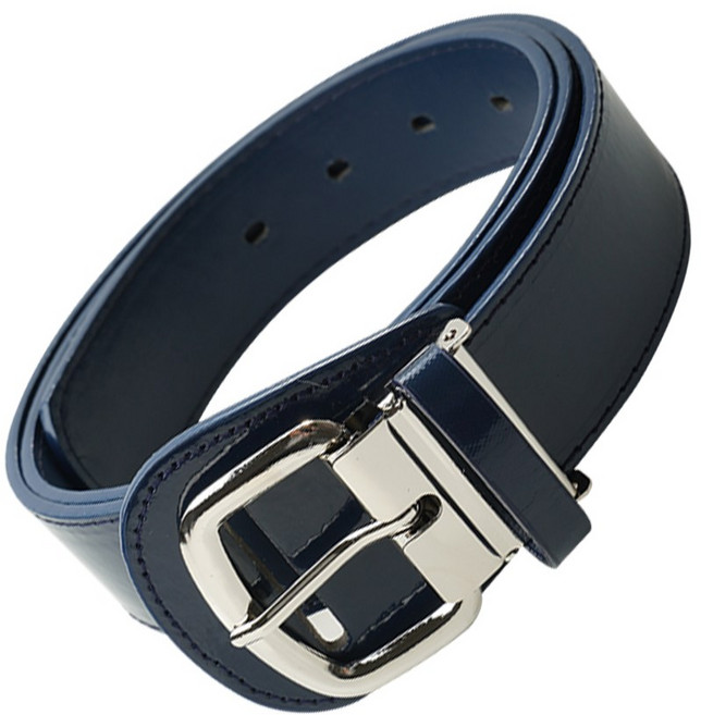 티렉스 에나멜 야구 벨트 유광 스포츠벨트 성인 유소년 조절식 허리띠, 1개, 네이비