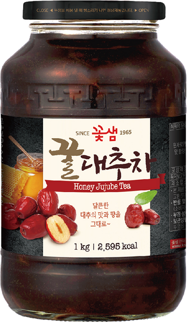 꽃샘-꿀대추차1kg x4, 1kg, 1개입, 4개