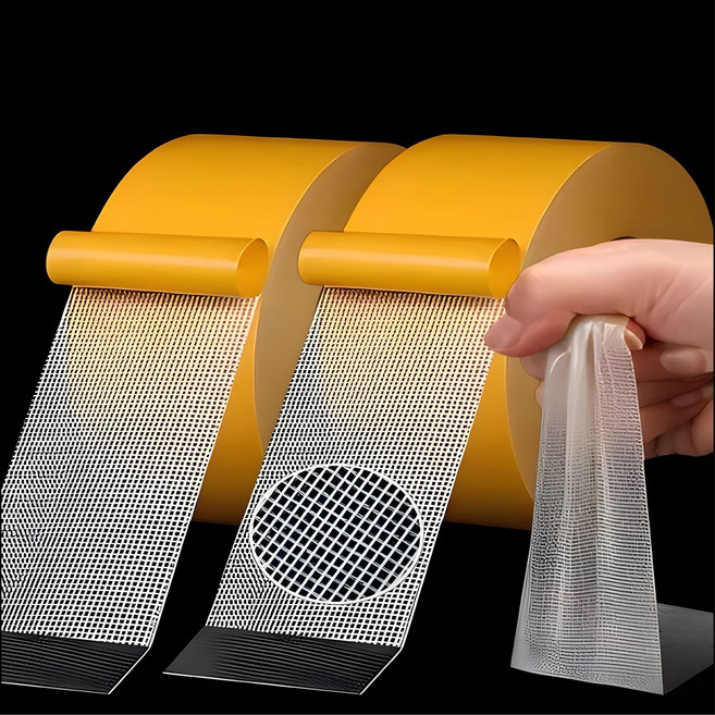 초강력 면양면테이프 자국이 남지 않는 면사 카페트 고정 양면테이프 얇은 면, 폭 3cm x 길이10m, 3개